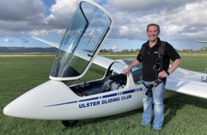 Brian McCrory solo gliding Ulster Gliding Centre